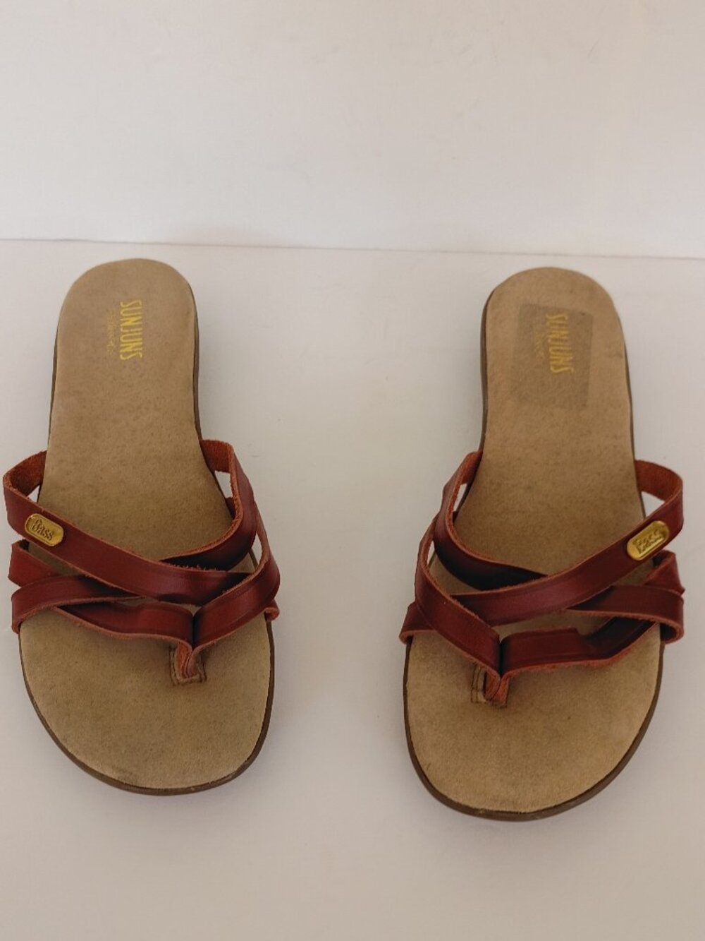 GH Bass brown sandals size 8 N
